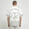 Custom Paneled Number Zip-Up Short-Sleeve Hoodie - Style 6ADF94 - product detail view 7