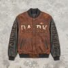 Custom Panelled Varsity Jacket 707-13 - Style 1435B6 - product detail view 2 Custom Panelled Varsity Jacket 707-13 - Style 1435B6 - product detail view 2