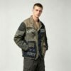 Custom Raw-Edge Patchwork Canvas Jacket - Style 829E4F - product detail view 7 Custom Raw-Edge Patchwork Canvas Jacket - Style 829E4F - product detail view 7