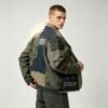 Custom Raw-Edge Patchwork Canvas Jacket - Style 829E4F - product detail view 8 Custom Raw-Edge Patchwork Canvas Jacket - Style 829E4F - product detail view 8