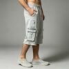 Custom Patchwork Raw-Edge Capri Jeans | VW-36530707 - Style 365307 - product detail view 7