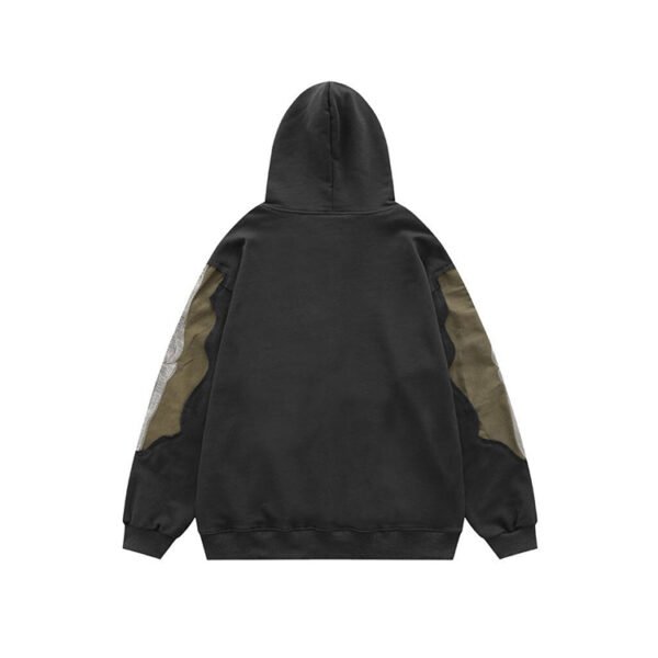 Custom Patchwork Embroidered Pullover Hoodie VWS-F305 - Style F30507 - product detail view 2 Custom Patchwork Embroidered Pullover Hoodie VWS-F305 - Style F30507 - product detail view 2