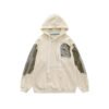Custom Patchwork Embroidered Pullover Hoodie VWS-F305 - Style F30507 - product detail view 3 Custom Patchwork Embroidered Pullover Hoodie VWS-F305 - Style F30507 - product detail view 3