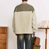 Custom Patchwork Fleece Bomber Jacket | VW-6CF80 - Style 6CF80D - product detail view 5 Custom Patchwork Fleece Bomber Jacket | VW-6CF80 - Style 6CF80D - product detail view 5
