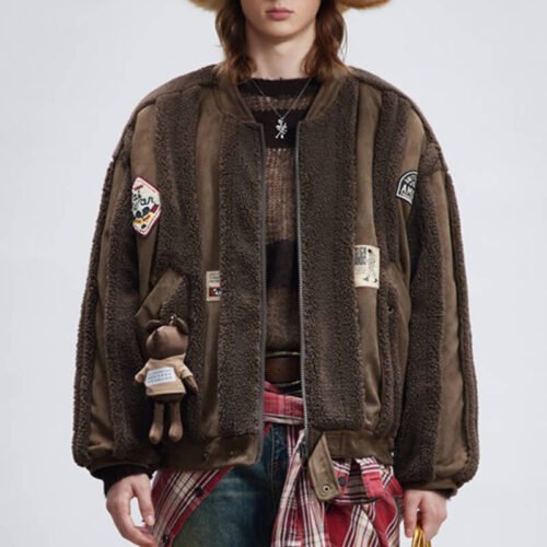 Custom Panel-Placed Fleece Patchwork Jacket - Style FFD81B