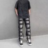 Custom Washed Patchwork Fringe Jeans - VW-562D - Style 562D0C - product detail view 3