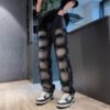 Custom Washed Patchwork Fringe Jeans - VW-562D - Style 562D0C - product detail view 5
