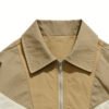 Custom Patchwork Collar Nylon Jacket | VW-16BF9 - Style 16BF9C - product detail view 8 Custom Patchwork Collar Nylon Jacket | VW-16BF9 - Style 16BF9C - product detail view 8