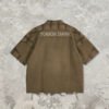 Custom Frayed Patchwork Short-Sleeve Shirt | VW-84EB - Style 84EBE9 Custom Frayed Patchwork Short-Sleeve Shirt | VW-84EB - Style 84EBE9