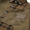 Custom Frayed Patchwork Short-Sleeve Shirt | VW-84EB - Style 84EBE9 - product detail view 7 Custom Frayed Patchwork Short-Sleeve Shirt | VW-84EB - Style 84EBE9 - product detail view 7