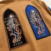 Custom Patchwork Skeleton Graphic Crewneck Sweatshirt - Style FA7636 - product detail view 4