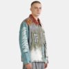 Custom Washed Spray Patchwork Workwear Jacket - Style 6E67F3 - product detail view 9 Custom Washed Spray Patchwork Workwear Jacket - Style 6E67F3 - product detail view 9