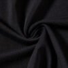 Custom Slim Fit Patchwork Zipper T-Shirt - FA993A2F - Style FA993A Close-up of black fabric for a slim fit zipper t-shirt