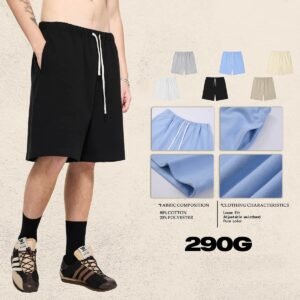 Custom Pattern-Matched Fleece Shorts - 2518 - Style 8B79F9