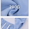 Custom Pattern-Matched Fleece Shorts - 2518 - Style 8B79F9 - product detail view 6