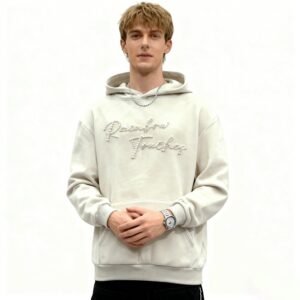 Custom Pearl Script Comfort Pullover Hoodie - VW-A5E5 - Style A5E5D9