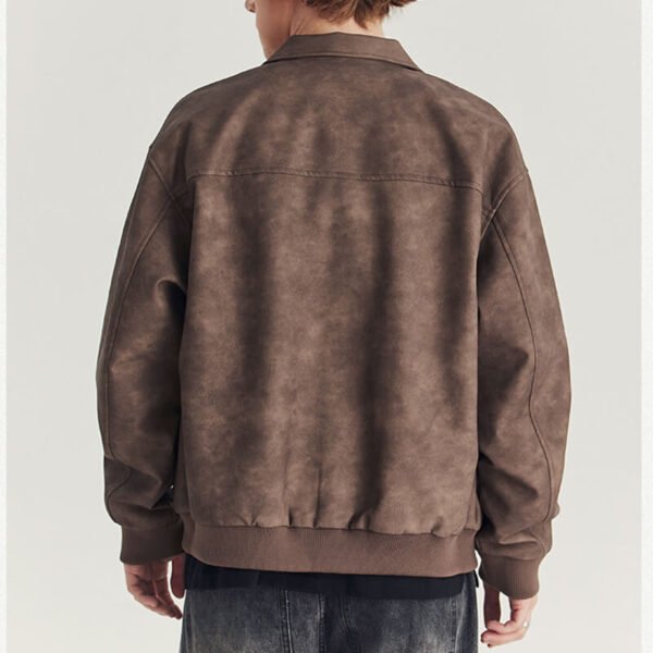Custom Vintage Pile-Finish Zip Jacket CUS2501Y736 - Style A451D5 - product detail view 3