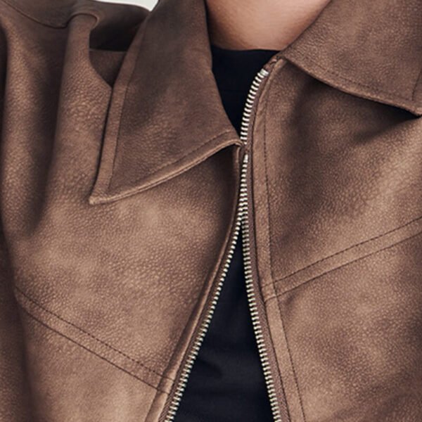 Custom Vintage Pile-Finish Zip Jacket CUS2501Y736 - Style A451D5 - product detail view 9