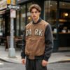 Custom Two-Tone Pile-Surface Varsity Jacket - Style DA9376 - product detail view 2
