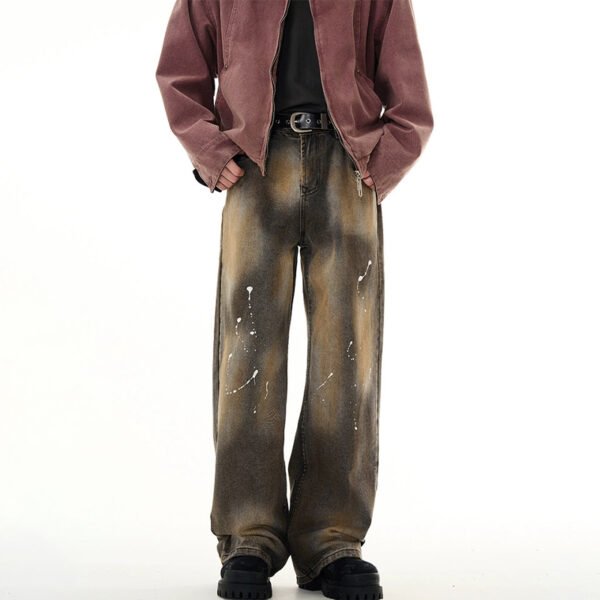 Custom Pinstripe Cargo Denim Jeans - 8184686 - Style AAD363 - product detail view 4