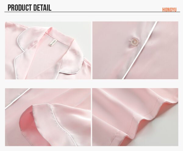 Custom Piped Long-Sleeve Pajama Set TZ2062 - Style DE58EE - product detail view 7 Custom Piped Long-Sleeve Pajama Set TZ2062 - Style DE58EE - product detail view 7