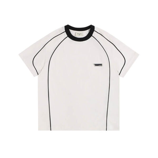 Custom Piped Oversized Heavyweight Streetwear T-Shirt - Style 1C5440 - product detail view 8 Custom Piped Oversized Heavyweight Streetwear T-Shirt - Style 1C5440 - product detail view 8