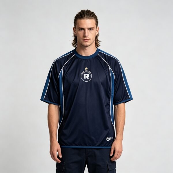 Custom Piped Short-Sleeve Soccer Jersey - Style C1C285 - product detail view 3 Custom Piped Short-Sleeve Soccer Jersey - Style C1C285 - product detail view 3