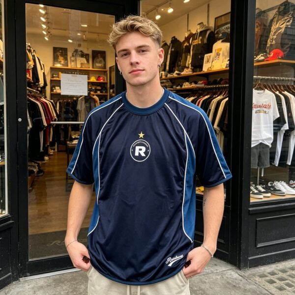 Custom Piped Short-Sleeve Soccer Jersey - Style C1C285 - product detail view 6 Custom Piped Short-Sleeve Soccer Jersey - Style C1C285 - product detail view 6