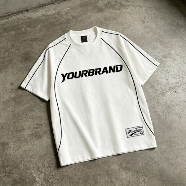 Custom Piped Soccer Jersey T-Shirt | - Style 0153D0