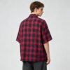 Custom Plaid Applique Boxy Short-Sleeve Shirt - Style BF46D2 - product detail view 2 Custom Plaid Applique Boxy Short-Sleeve Shirt - Style BF46D2 - product detail view 2