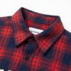 Custom Plaid Applique Boxy Short-Sleeve Shirt - Style BF46D2 - product detail view 7 Custom Plaid Applique Boxy Short-Sleeve Shirt - Style BF46D2 - product detail view 7
