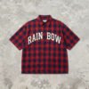 Custom Plaid Applique Boxy Short-Sleeve Shirt - Style BF46D2 - product detail view 10 Custom Plaid Applique Boxy Short-Sleeve Shirt - Style BF46D2 - product detail view 10