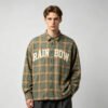 Custom Plaid Applique Towel Embroidered Shirt - Style 9B66BB - product detail view 3 Custom Plaid Applique Towel Embroidered Shirt - Style 9B66BB - product detail view 3