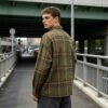 Custom Plaid Applique Long-Sleeve Shirt - Style 7AA4FE - product detail view 8
