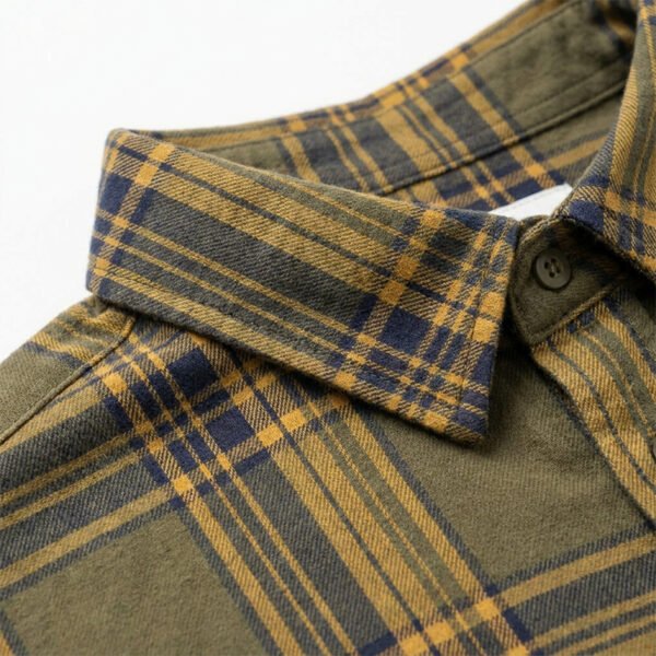 Custom Plaid Applique Long-Sleeve Shirt - Style 7AA4FE - product detail view 9