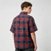 Custom Plaid Oversized Short-Sleeve Shirt - Style B6C993 - product detail view 2 Custom Plaid Oversized Short-Sleeve Shirt - Style B6C993 - product detail view 2