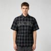 Custom Black Plaid Oversized Shorts - Style 288507 - product detail view 7 Custom Black Plaid Oversized Shorts - Style 288507 - product detail view 7