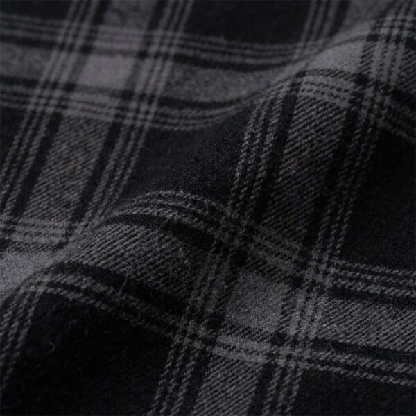 Custom Black Plaid Oversized Shorts - Style 288507 - product detail view 9 Custom Black Plaid Oversized Shorts - Style 288507 - product detail view 9