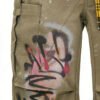 Custom Plaid Patchwork Cargo Pants - Style 8B20F2 - product detail view 2