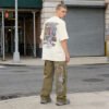 Custom Plaid Patchwork Cargo Pants - Style 8B20F2 - product detail view 7