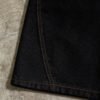 Custom Plaid Patchwork Denim Capri Jeans - Style 79CED2 - product detail view 3