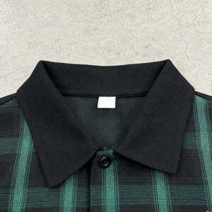 Custom Plaid Polo and Jogger Set - Style F98652