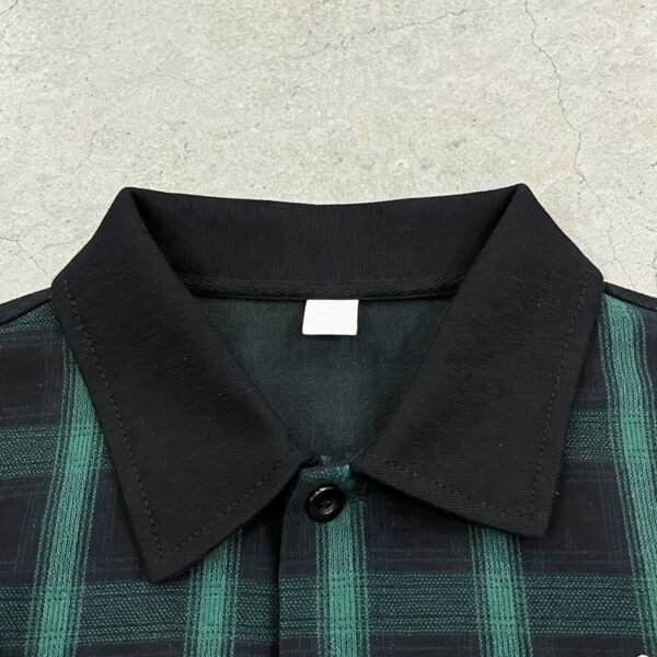 Custom Plaid Polo and Jogger Set - Style F98652 Custom Plaid Polo and Jogger Set - Style F98652
