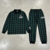 Custom Plaid Polo and Jogger Set - Style F98652 - product detail view 8 Custom Plaid Polo and Jogger Set - Style F98652 - product detail view 8
