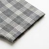 Custom Grey Plaid Panel-Registered Shorts | VW-93EE - Style 93EE5C Close-up of grey plaid fabric on shorts