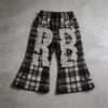 Custom Plaid Rhinestone Applique Capri Pants - Style D57282 - product detail view 4