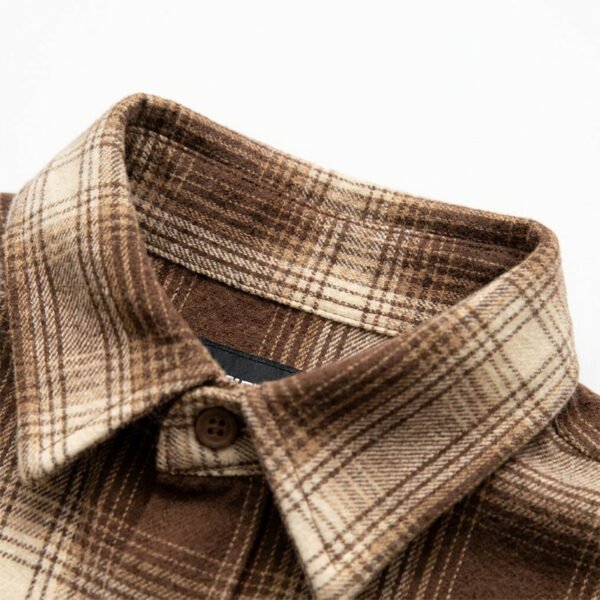 Custom Plaid Rhinestone Short-Sleeve Shirt - Style 85E971 - product detail view 9