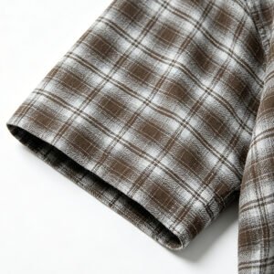 Custom Plaid Rubber-Print Shorts - Style 04DB4C