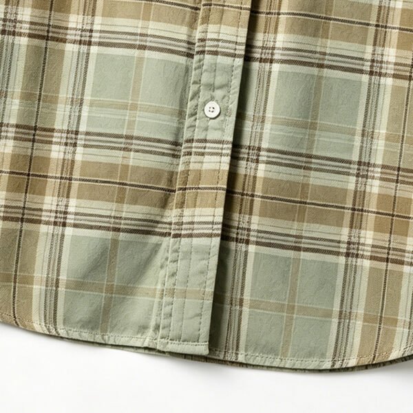 Custom Plaid Screen Print Utility Shorts - Style CEA126 - product detail view 7 Custom Plaid Screen Print Utility Shorts - Style CEA126 - product detail view 7