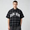 Custom Plaid Short-Sleeve Graphic Shirt - Style 0FD3BF - product detail view 2 Custom Plaid Short-Sleeve Graphic Shirt - Style 0FD3BF - product detail view 2